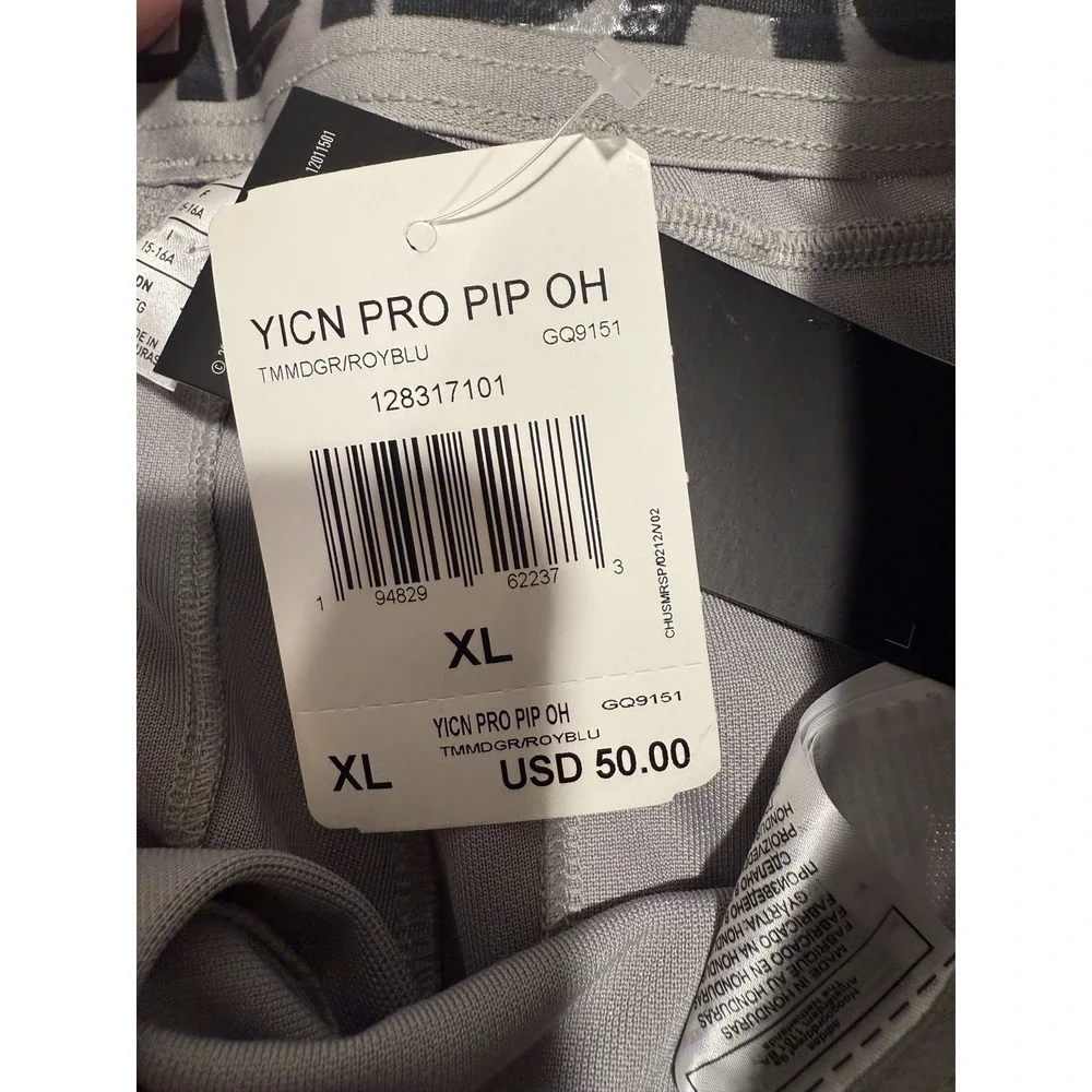 adidas Youth Icon Pro Piped‎ Open Hemmed Baseball Pants XL Gray | Royal